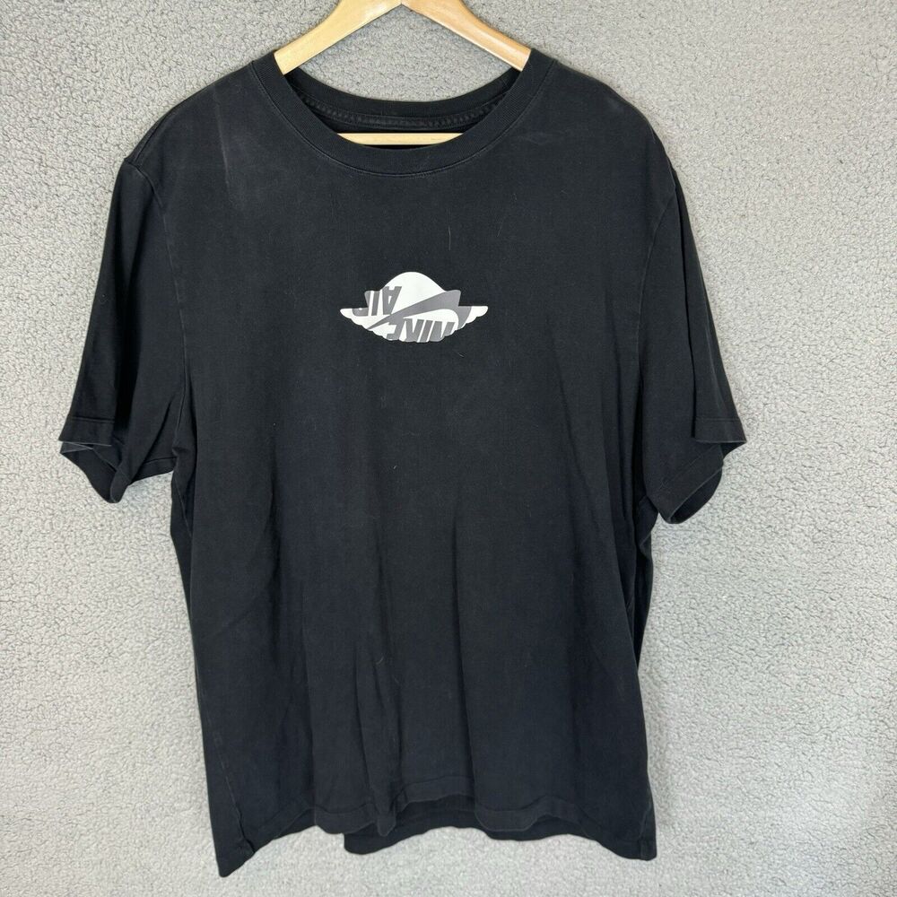 Jordan‎ Shirt Mens XXL Black Short Sleeve Cotton T-Shirt